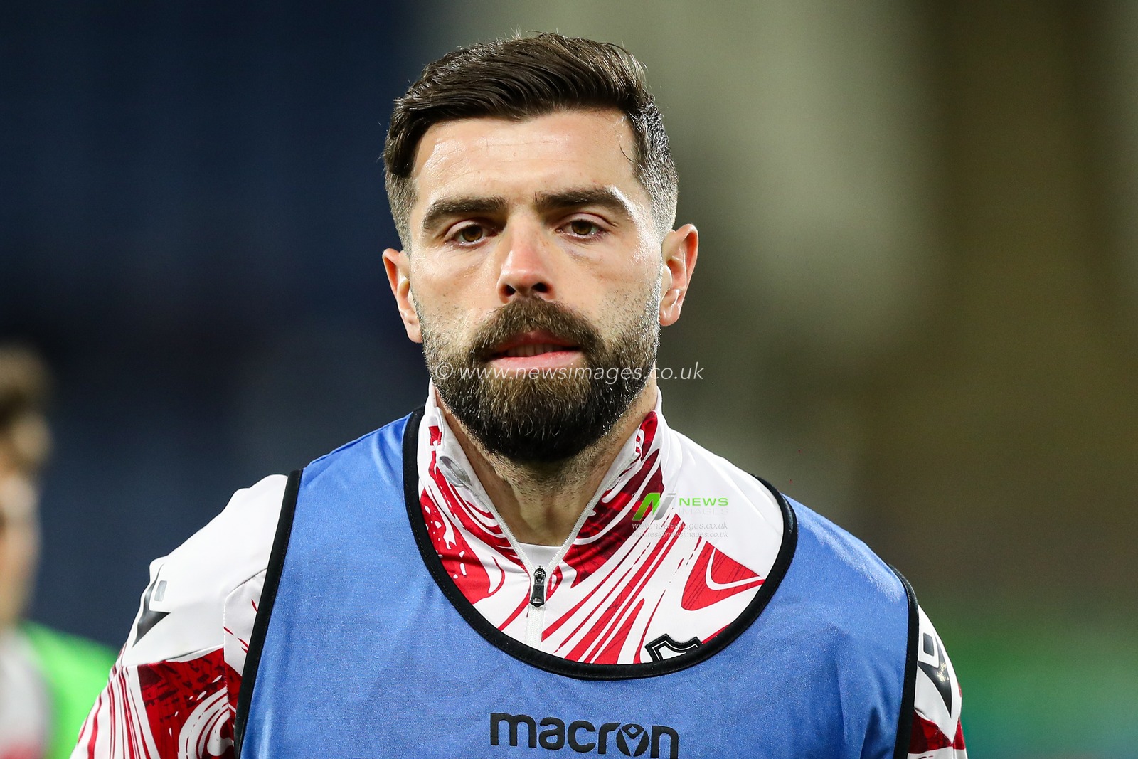 Elliot Lee of Wrexham warming up ahead of the Sky Bet League 1 match Huddersfield Town vs Wrexham at John Smith's Stadium, Huddersfield, United Kingdom, 4th March 2025

(Photo by Jorge Horsted/News Images)