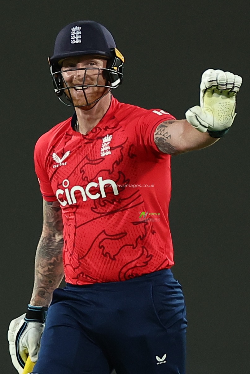 Ben Stokes of England looks on during the Dettol T20I Series 3 of 3 Australia vs England at Manuka Oval, Canberra, Australia, 14th October 2022

(Photo by Patrick Hoelscher/News Images)