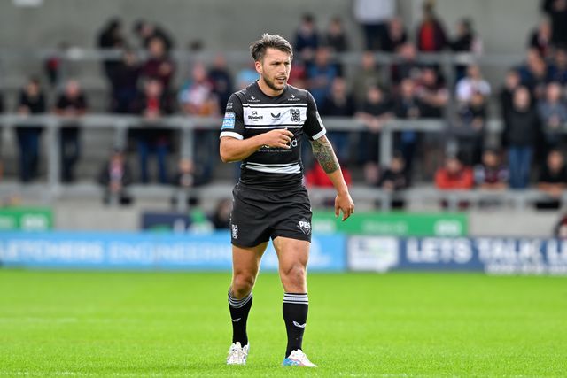 Tom Briscoe of Hull FC during the Betfred Super League Round 16 match Salford Red Devils vs Hull FC at Salford Community Stadium, Eccles, United Kingdom, 7th July 2024

(Photo by Cody Froggatt/News Images)