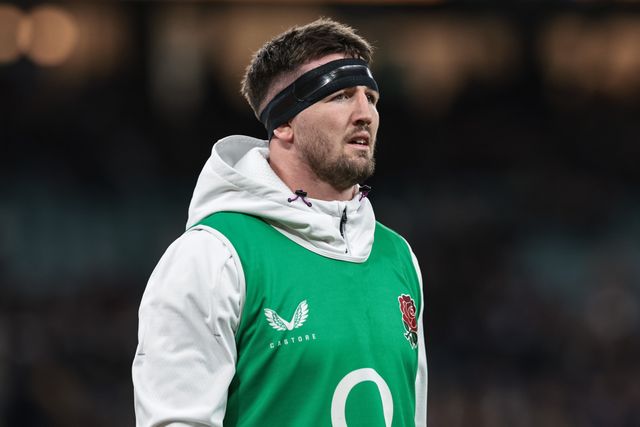 Tom Curry of England during the Quilter Nations Series 2025 match England vs Argentina at Allianz Stadium, Twickenham, United Kingdom, 23rd November 2025

(Photo by Mark Cosgrove/News Images)

*** GER AUT SUI OUT ***