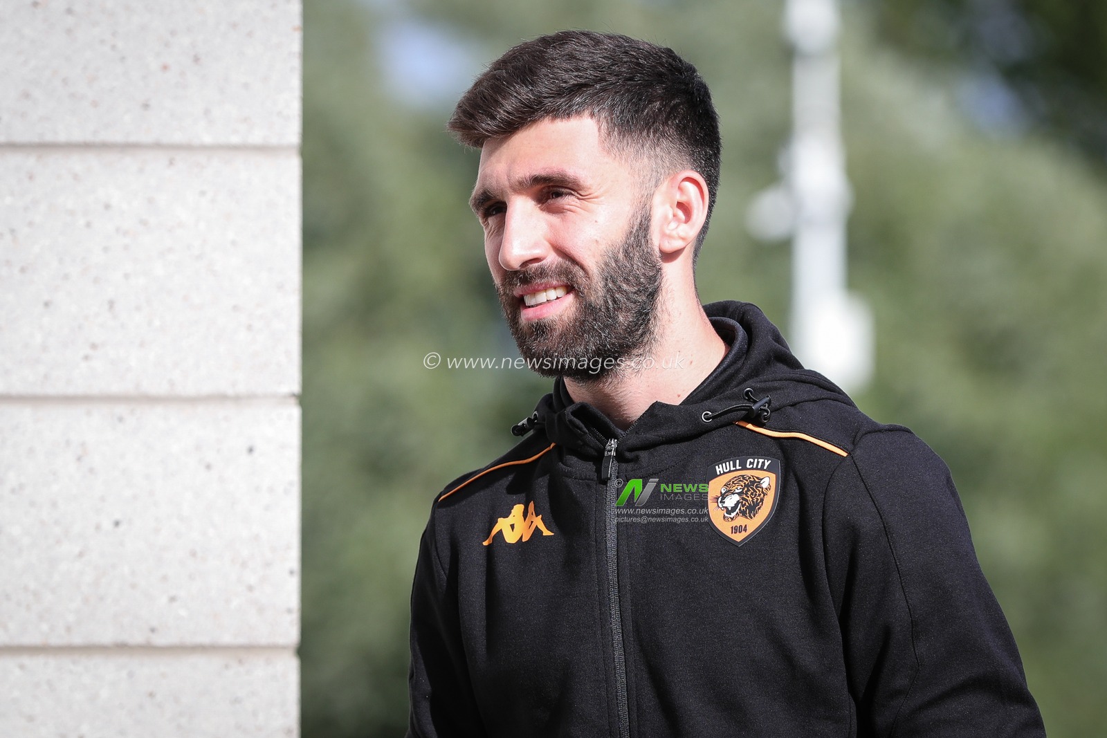 DoÄŸukan Sinik #11 of Hull City arrives at The MKM Stadium ahead of the Pre-season friendly match Hull City vs Barnsley at MKM Stadium, Hull, United Kingdom, 18th July 2023

(Photo by James Heaton/News Images)