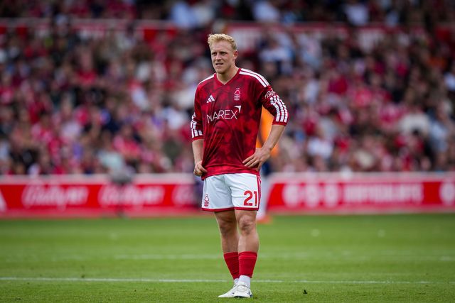 Xaver Schlager of Nottingham Forest  during the Premier League match Nottingham Forest vs Tottenham Hotspur at City Ground, Nottingham, United Kingdom on 05 September 2026

(Photo by Maynard Manyowa/News Images)