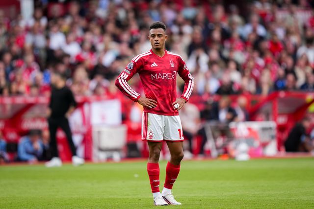 Dan Ndoye of Nottingham Forest  during the Premier League match Nottingham Forest vs Tottenham Hotspur at City Ground, Nottingham, United Kingdom on 05 September 2026

(Photo by Maynard Manyowa/News Images)