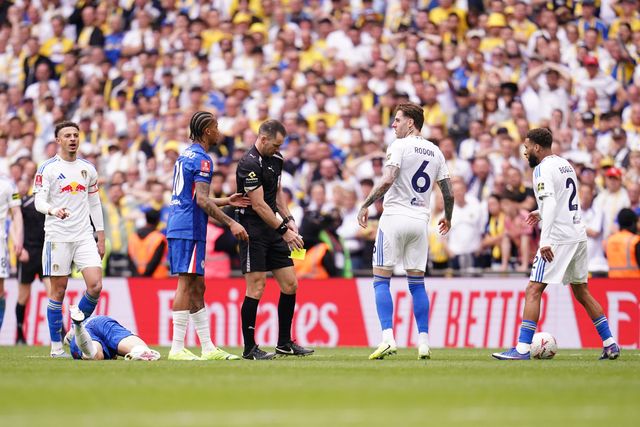 during the Emirates FA Cup Semi-Final match Chelsea vs Leeds United at Wembley Stadium, London, United Kingdom on 26 April 2026

(Photo by Harvey Murphy/News Images)