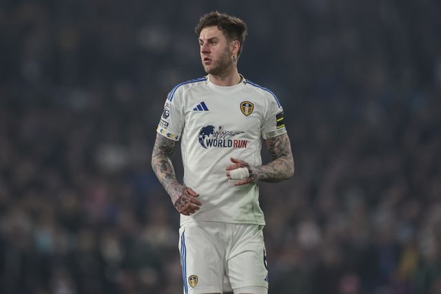 Joe Rodon of Leeds United during the Premier League match Leeds United vs Brentford at Elland Road, Leeds, United Kingdom on 21 March 2026

(Photo by Mark Cosgrove/News Images)