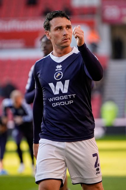 Dan McNamara of Millwall in the pregame warmup session  during the Sky Bet Championship match Stoke City vs Millwall at Bet365 Stadium, Stoke On Trent, United Kingdom on 21 April 2026

(Photo by Maynard Manyowa/News Images)