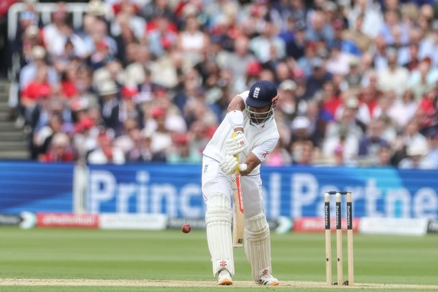Emilio Gay of England in batting action during the 1st Rothesay Test Match Day 2 match England vs New Zealand at Lords, London, United Kingdom on 05 June 2026

(Photo by Mark Cosgrove/News Images)
