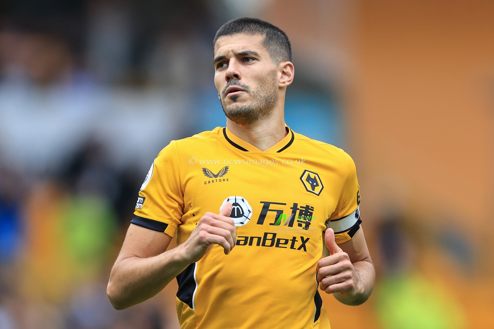 Conor Coady #16 of Wolverhampton Wanderers during the game