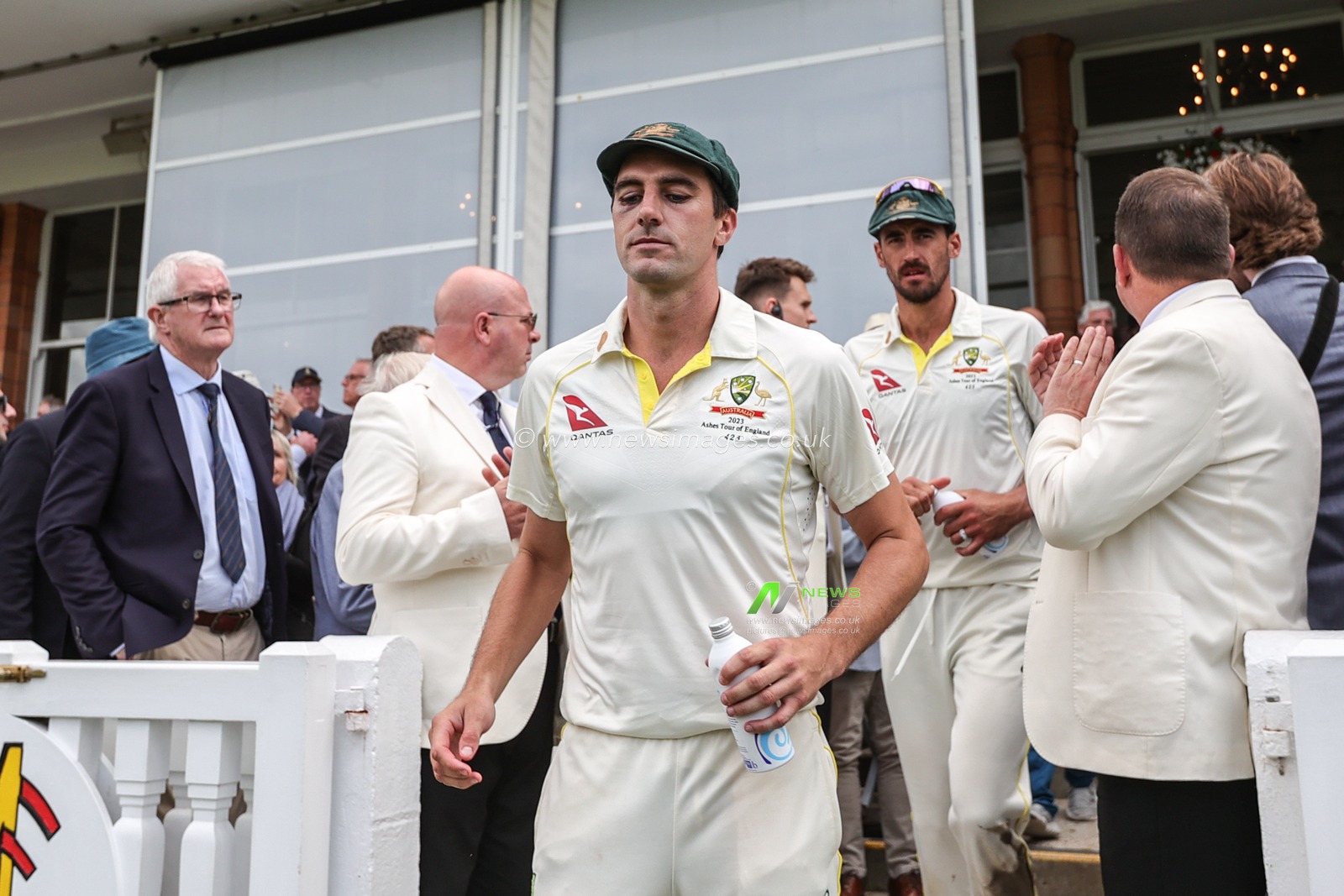 Pat Cummings of Australia  comes out after the LV= Insurance Ashes Test Series Second Test Day 5 England v Australia at Lords, London, United Kingdom, 2nd July 2023

(Photo by Mark Cosgrove/News Images)