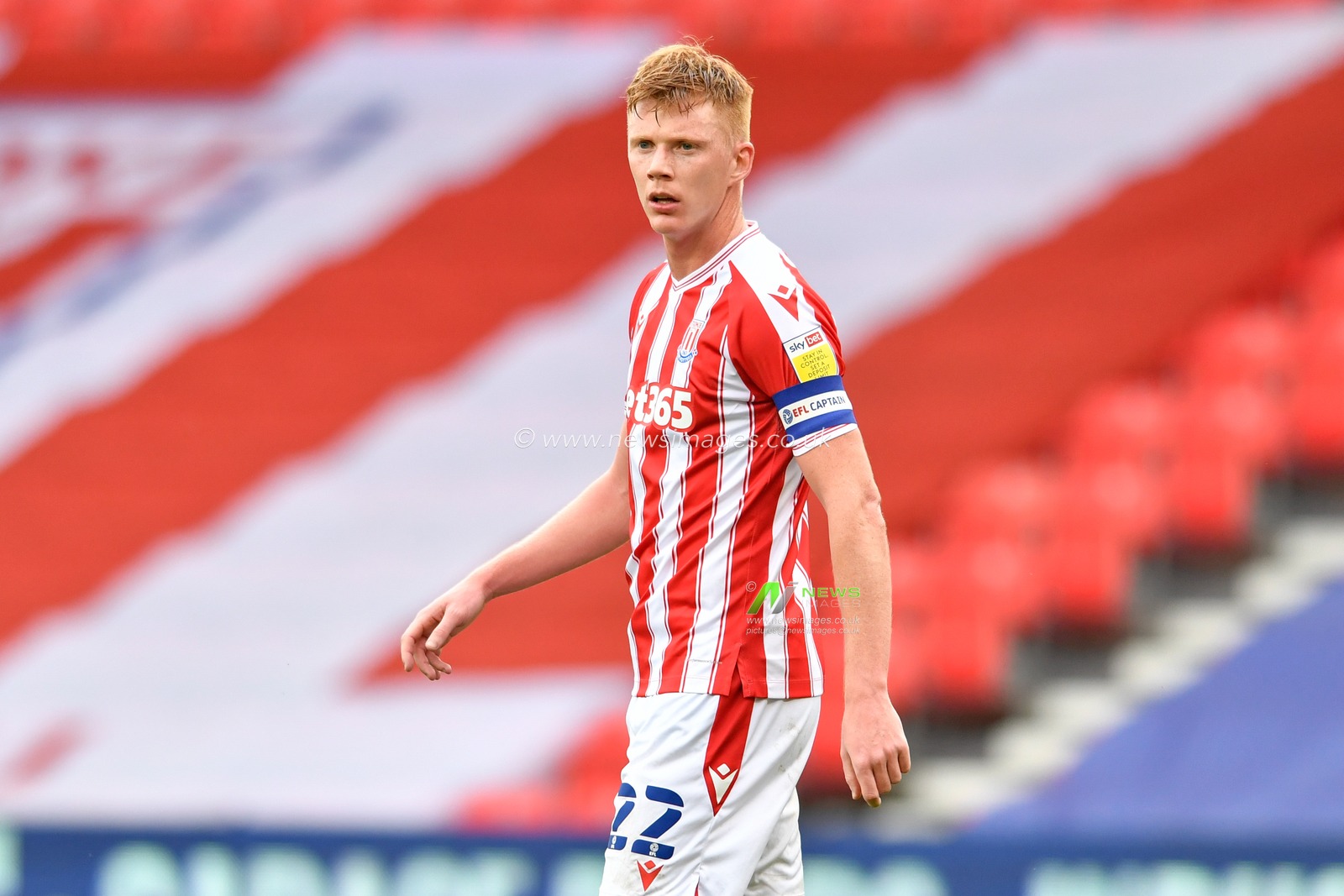 Sam Clucas (22) of Stoke City in action during the game