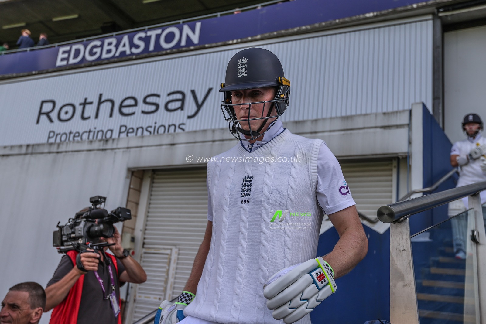Zak Crawley of England comes out to bat during the 3rd Rothesay Test Match Day One match England vs West Indies at Edgbaston, Birmingham, United Kingdom, 26th July 2024

(Photo by Mark Cosgrove/News Images)