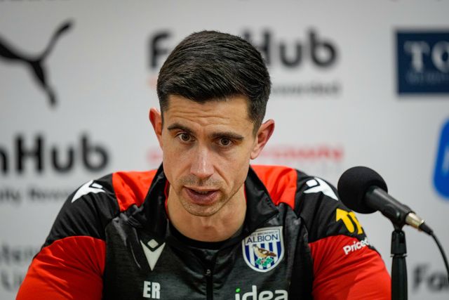 Eric Ramsay manager of West Bromwich Albion in the manager post match press conference during the Sky Bet Championship match Derby County vs West Bromwich Albion at Pride Park Stadium, Derby, United Kingdom on 23 January 2026

(Photo by Maynard Manyowa/News Images)