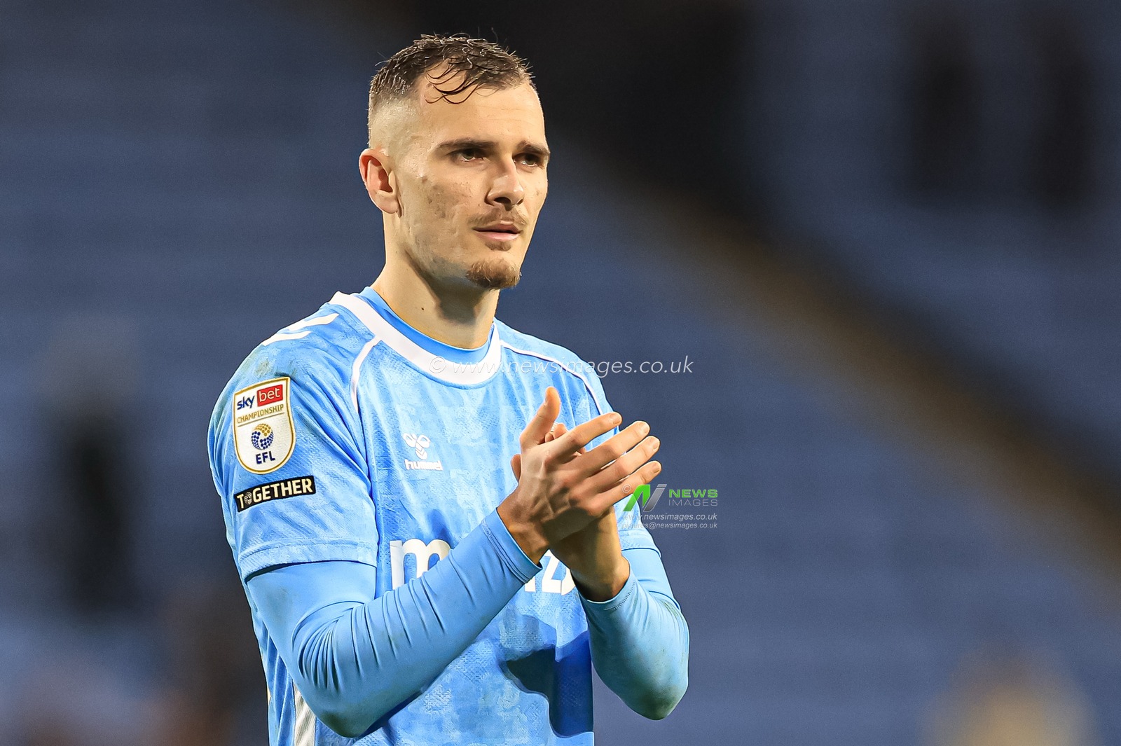 Miguel Brau of Coventry City during the Sky Bet Championship match Coventry City vs Ipswich Town at Coventry Building Society Arena, Coventry, United Kingdom, 29th December 2025

(Photo by Euan Manning/News Images)

*** GER AUT SUI OUT ***