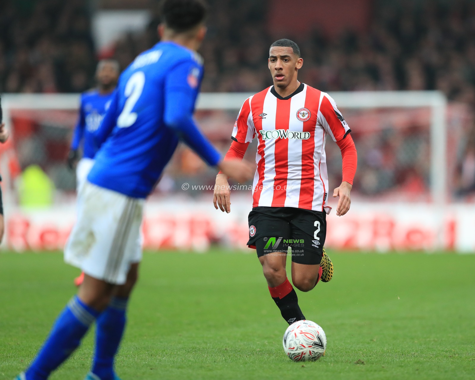 25th January 2020, Griffin Park, London, England; Emirates FA Cup, Brentford v Leicester City : Dominic Thompson (02) of Brentford