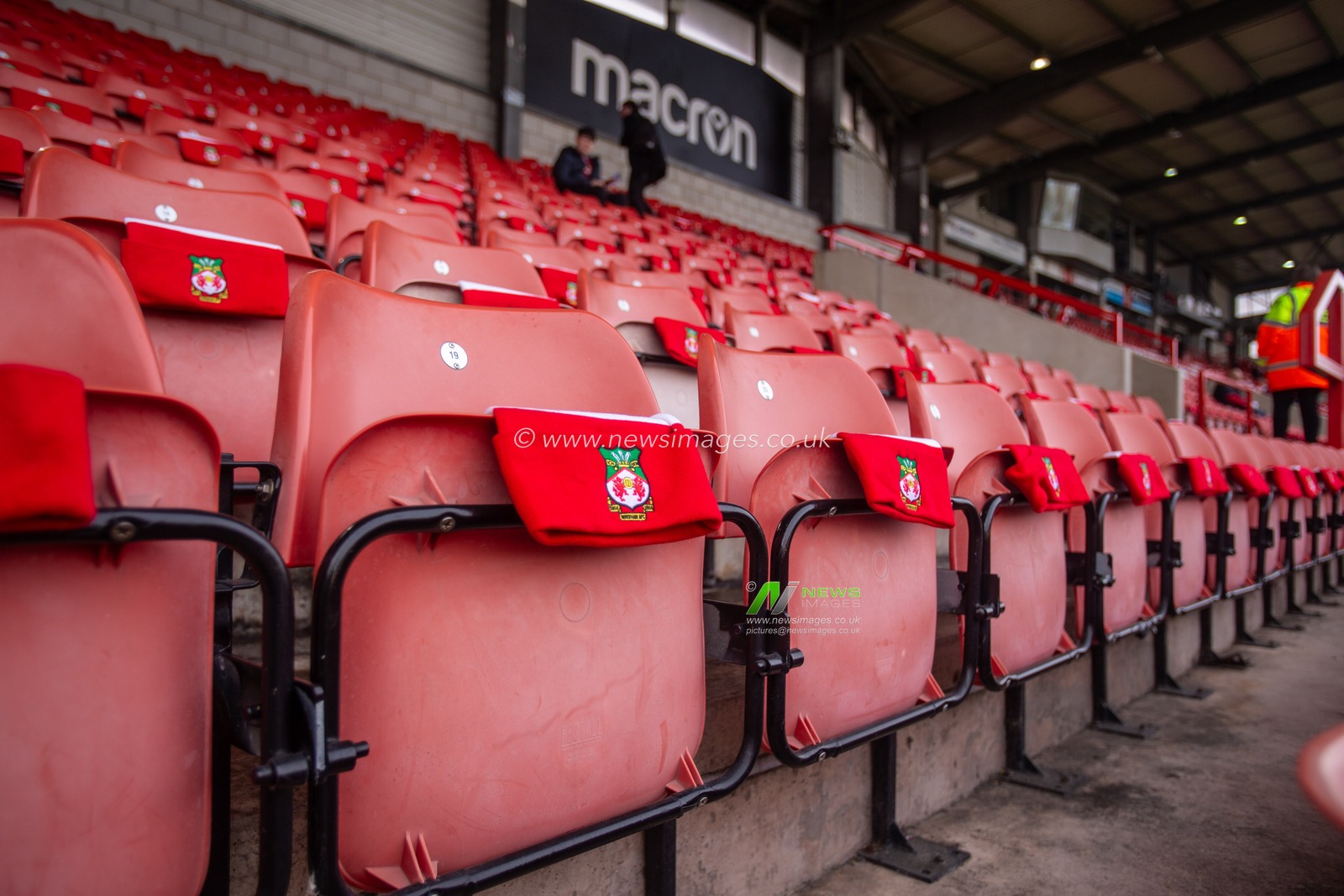 General View ahead of the Sky Bet League 1 match Wrexham vs Stockport County at SToK Cae Ras, Wrexham, United Kingdom, 22nd March 2025

(Photo by Nik Mesney/News Images)