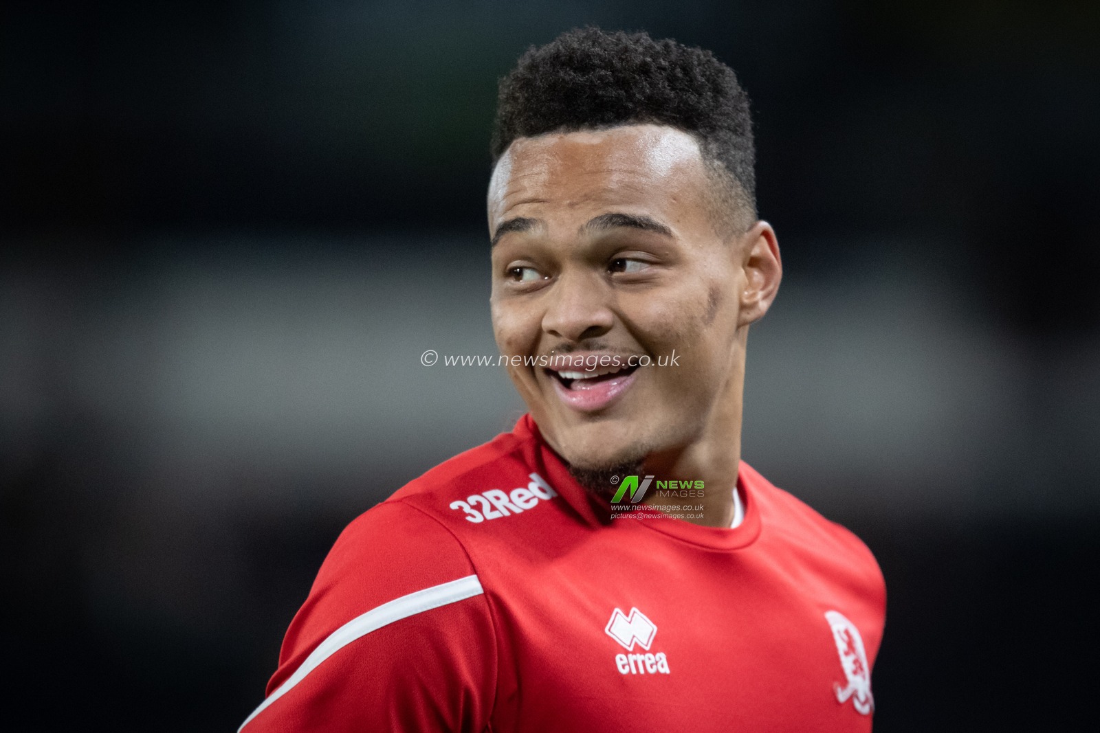 Rodrigo Muniz #9 of Middlesbrough during the pre match warm up ahead of the Sky Bet Championship match Hull City vs Middlesbrough at MKM Stadium, Hull, United Kingdom, 1st November 2022

(Photo by James Heaton/News Images)