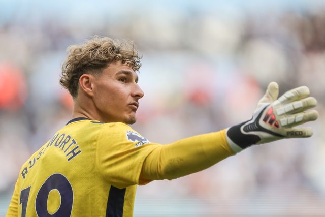 Carl Rushworth of Coventry City during the Premier League match Manchester City vs Coventry City at Etihad Stadium, Manchester, United Kingdom on 05 September 2026

(Photo by Mark Cosgrove/News Images)