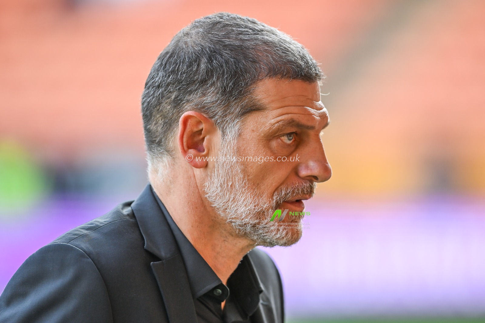 Slaven BiliÄ‡ Manager or Watford arrives ahead of the Sky Bet Championship match Blackpool vs Watford at Bloomfield Road, Blackpool, United Kingdom, 8th October 2022

(Photo by Craig Thomas/News Images)
