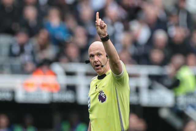 Referee Anthony Taylor  during the Premier League match Newcastle Untied vs Sunderland at St. James's Park, Newcastle, United Kingdom on 22 March 2026

(Photo by Mark Cosgrove/News Images)