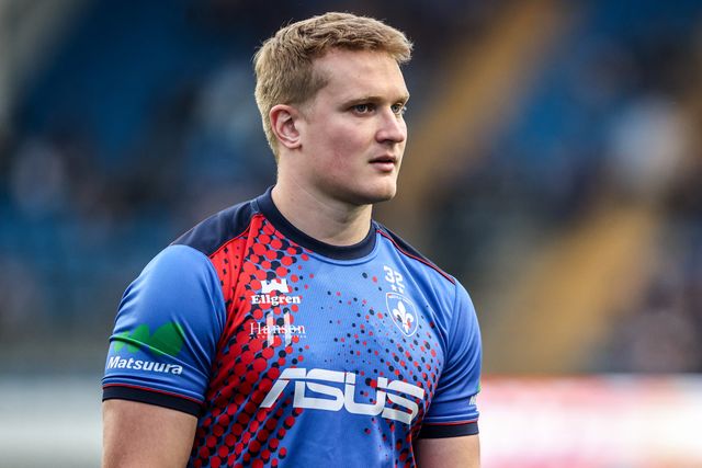 Will Tate of Wakefield Trinity in the pre-game warm up during the Betfred Super League round 10 match Leeds Rhinos vs Wakefield Trinity at AMT Headingley Stadium, Leeds, United Kingdom on 01 May 2026

(Photo by Alfie Cosgrove/News Images)