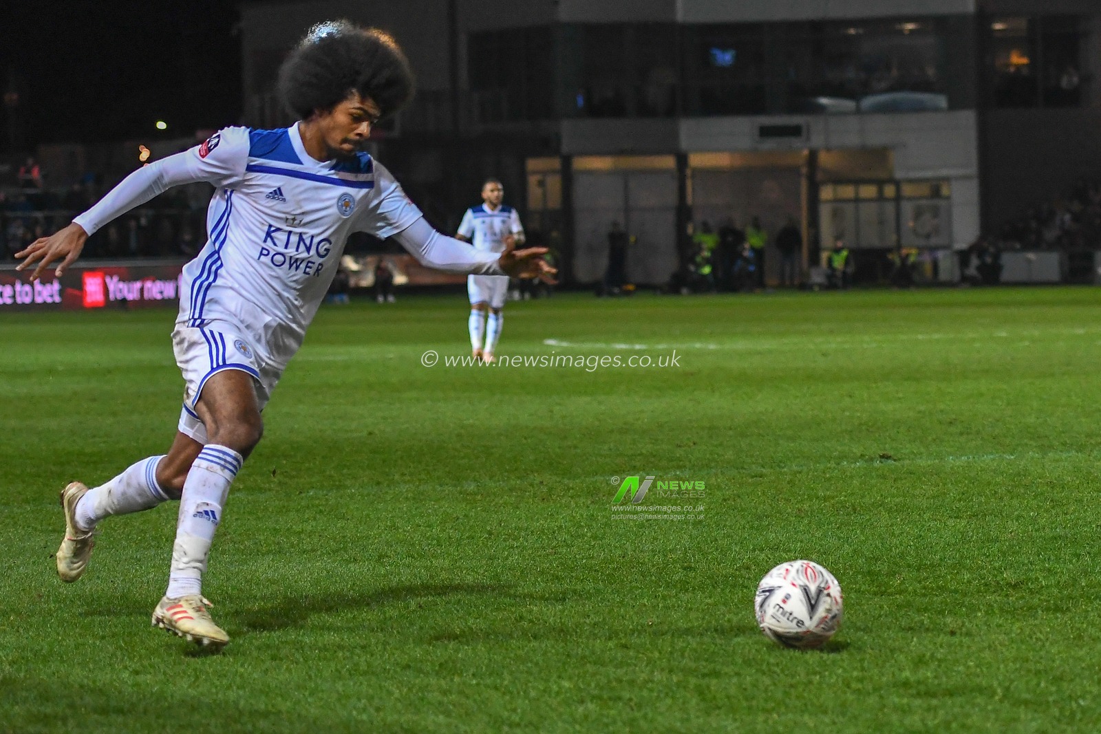 6th January 2019, Rodney Parade, Newport, Wales ; The Emirates FA Cup, 3rd Round, Newport County vs Leicester City : Hamza Choudhury (38) of Leicester City crossing the ball

Credit: Gareth Dalley/News Images

English Football League images are subject to DataCo Licence