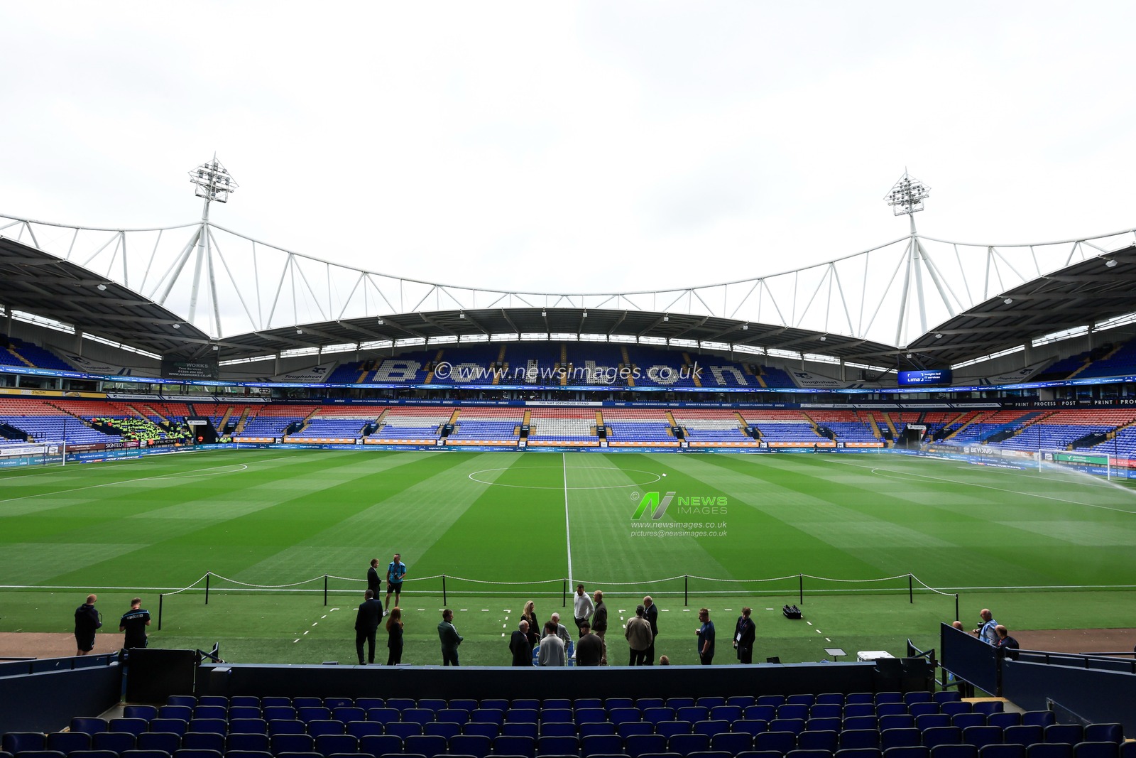 General view of Toughsheet Community Stadium ahead of the Sky Bet Championship match Bolton Wanderers vs Preston North End at Toughsheet Community Stadium, Bolton, United Kingdom on 15 August 2026

(Photo by Jorge Horsted/News Images)