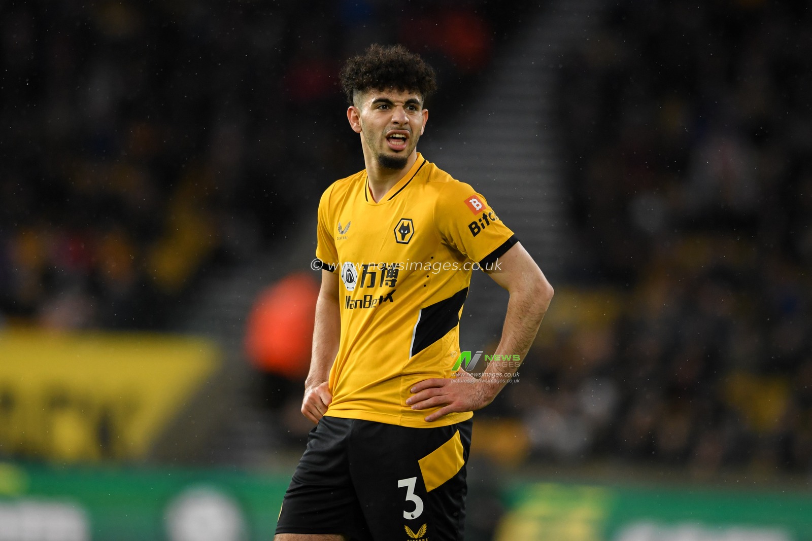 Rayan Ait-Nouri #3 of Wolverhampton Wanderers in action during the game