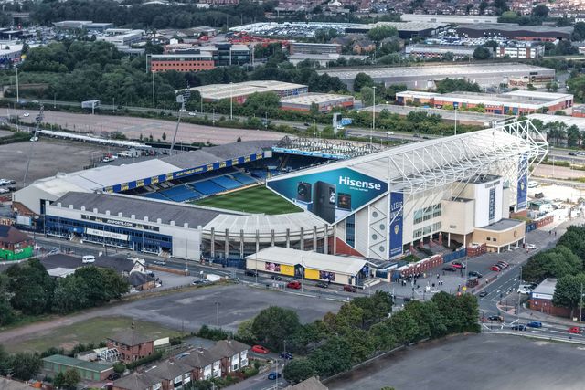 An aerial view of Elland Road during the Pre-season friendly match Leeds United vs Villarreal at Elland Road, Leeds, United Kingdom, 2nd August 2025

(Photo by Mark Cosgrove/News Images)
