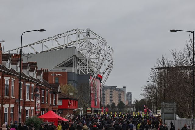Fans make their way to Old Trafford during the Premier League match Manchester United vs Aston Villa at Old Trafford, Manchester, United Kingdom on 15 March 2026

(Photo by Mark Cosgrove/News Images)