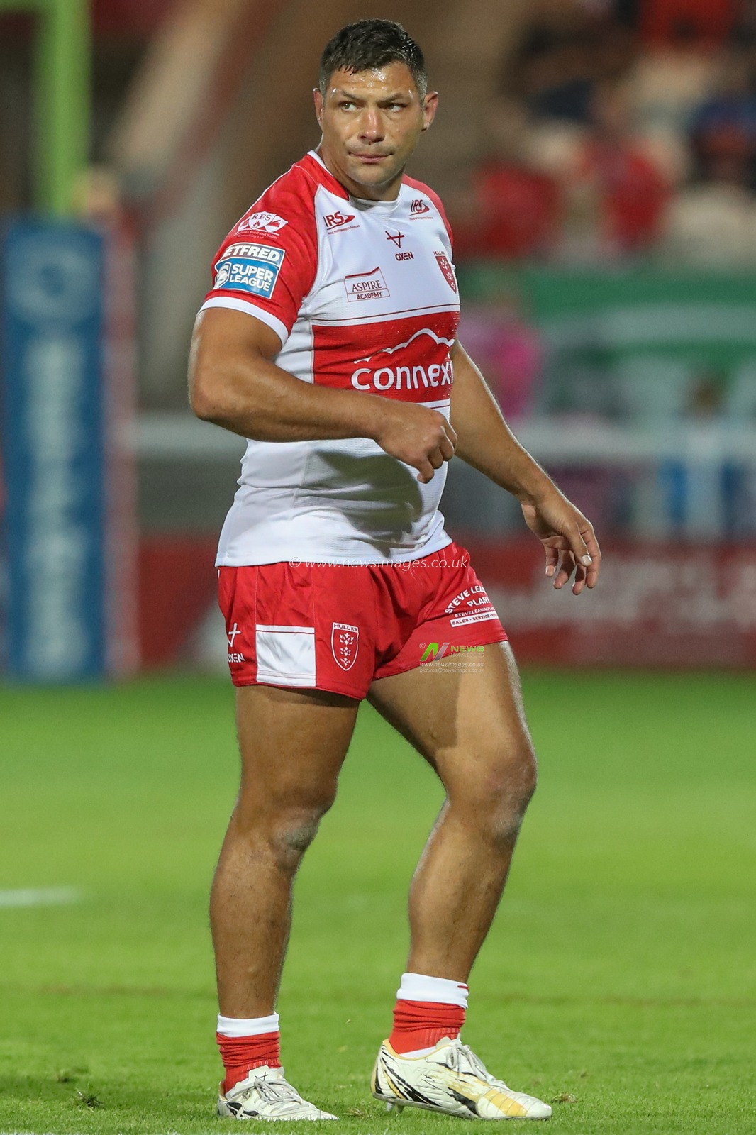 Ryan Hall of Hull KR during the Betfred Super League Round 24 match Hull KR vs Salford Red Devils at Sewell Group Craven Park, Kingston upon Hull, United Kingdom, 30th August 2024

(Photo by Alfie Cosgrove/News Images)