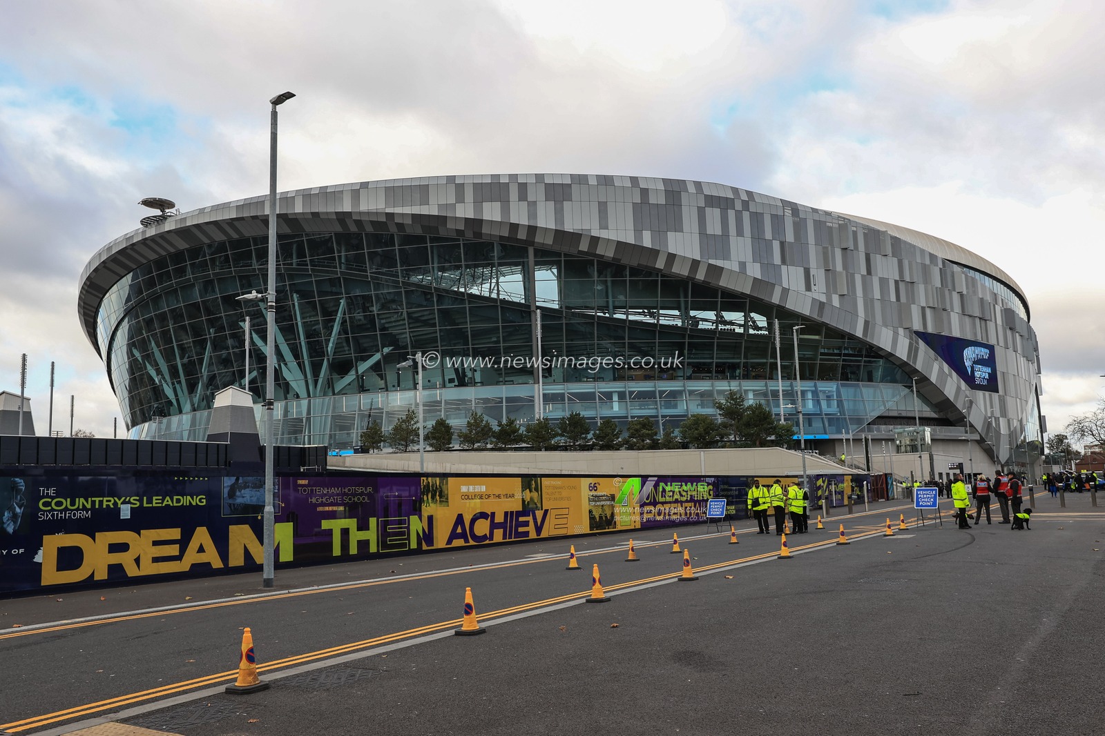 A general view of Tottenham Hotspur Stadium ahead of this afternoons Premier League game Tottenham Hotspur v Leeds United