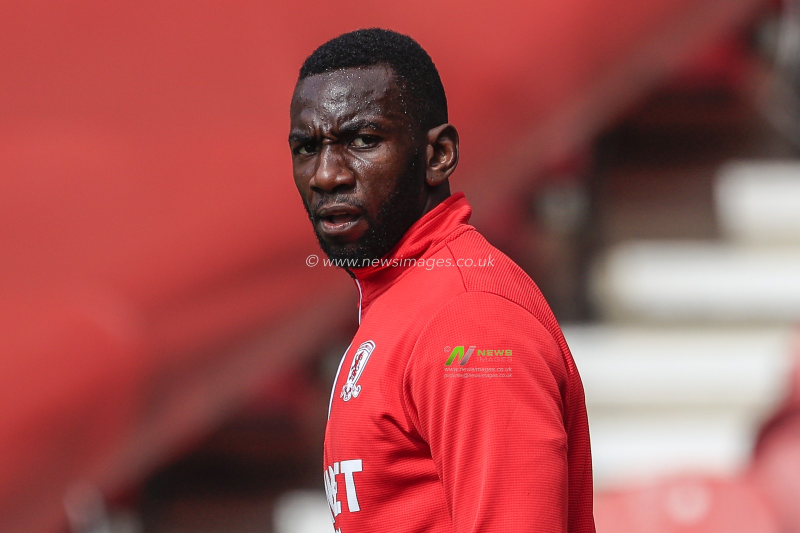 Yannick Bolasie #14 of Middlesbrough during the pre-game warmup