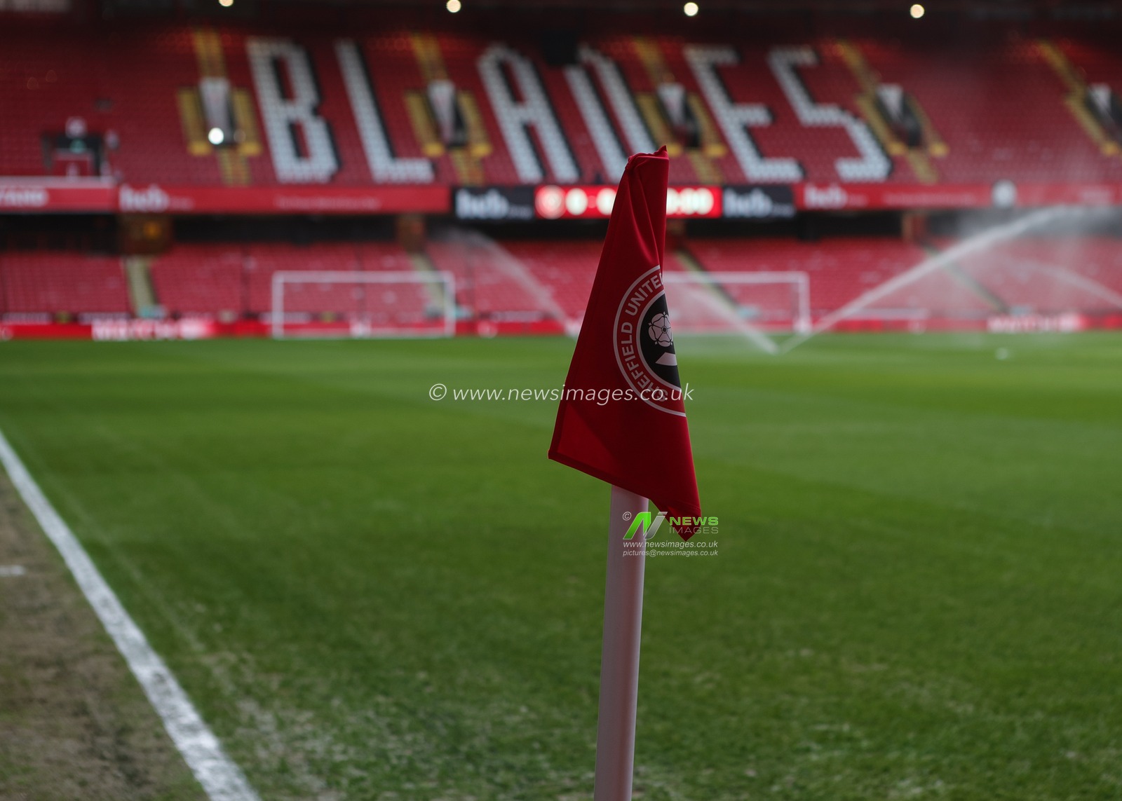 A general view of Bramall Lane ahead of the Sky Bet Championship match Sheffield United vs Leicester City at Bramall Lane, Sheffield, United Kingdom, 1st January 2026

(Photo by Richard Bierton/News Images)

*** GER AUT SUI OUT ***