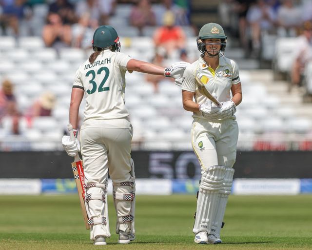 Metro Bank Women's Ashes 2023 England Women v Australia Women,Tahlia McGrath ,Ellyse Perry