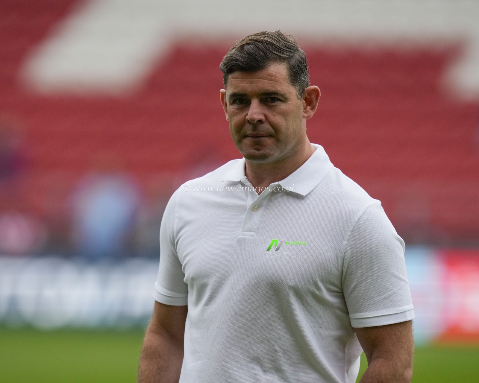 Paul Wellens, Head Coach of St Helens inspects the pitch before the Betfred Super League Round 22 match St Helens vs Hull KR at Totally Wicked Stadium, St Helens, United Kingdom, 18th August 2023

(Photo by Steve Flynn/News Images)