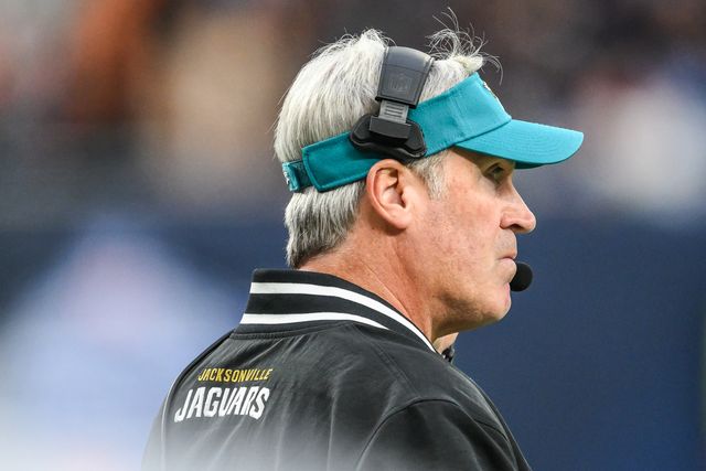 Doug Pederson Head coach of Jacksonville Jaguars during the Week 6 match Chicago Bears vs Jacksonville Jaguars at Tottenham Hotspur Stadium, London, United Kingdom, 13th October 2024

(Photo by Craig Thomas/News Images)