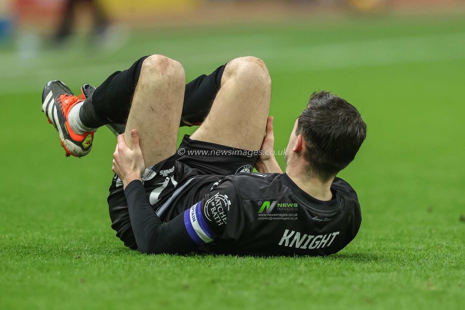 Jason Knight of Bristol City goes down during the Sky Bet Championship match Sunderland vs Bristol City at Stadium Of Light, Sunderland, United Kingdom, 10th December 2024

(Photo by Alfie Cosgrove/News Images)