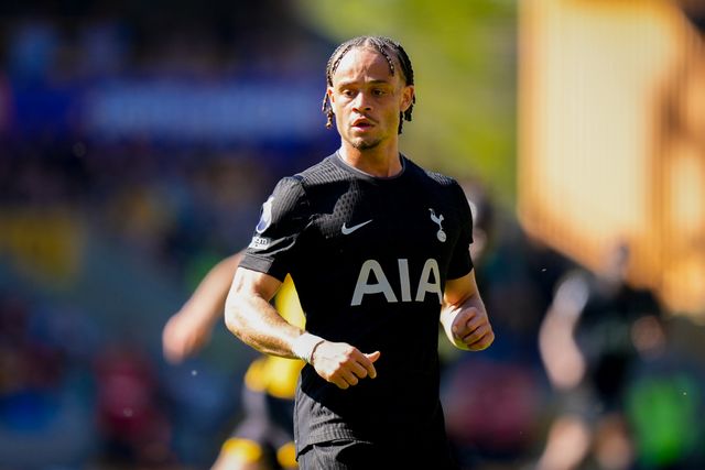 Xavi Simons of Tottenham Hotspur during the Premier League match Wolverhampton Wanderers vs Tottenham Hotspur at Molineux, Wolverhampton, United Kingdom on 25 April 2026

(Photo by Maynard Manyowa/News Images)