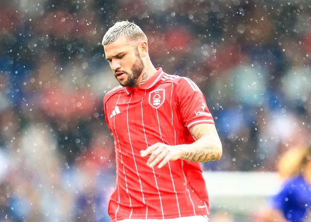 Morato of Nottingham Forest during the Pre-season friendly match Nottingham Forest vs Monaco at SMH Group Stadiumact Stadium, Chesterfield, United Kingdom, 19th July 2025

(Photo by Richard Bierton/News Images)