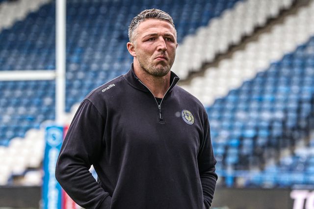 Sam Burgess manager of Warrington arrives during the Betfred Super League round 10 match Huddersfield Giants vs Warrington Wolves at Accu Stadium, Huddersfield, United Kingdom on 02 May 2026

(Photo by Alfie Cosgrove/News Images)
