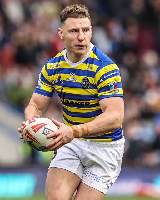 George Williams of Warrington Wolves during the Betfred Super League round 7 match Warrington Wolves vs Leigh Leopards at The Halliwell Jones Stadium, Warrington, United Kingdom on 04 April 2026

(Photo by Alfie Cosgrove/News Images)
