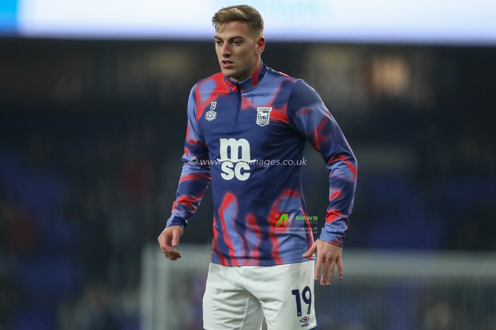 Liam Delap of Ipswich Town in the pregame warmup session during the Premier League match Ipswich Town vs Crystal Palace at Portman Road, Ipswich, United Kingdom, 3rd December 2024

(Photo by Izzy Poles/News Images)