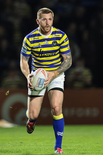 Marc Sneyd of Warrington Wolves with the ball during the Betfred Super League round 9 match Warrington Wolves vs Wigan Warriors at The Halliwell Jones Stadium, Warrington, United Kingdom on 24 April 2026

(Photo by Mark Cosgrove/News Images)