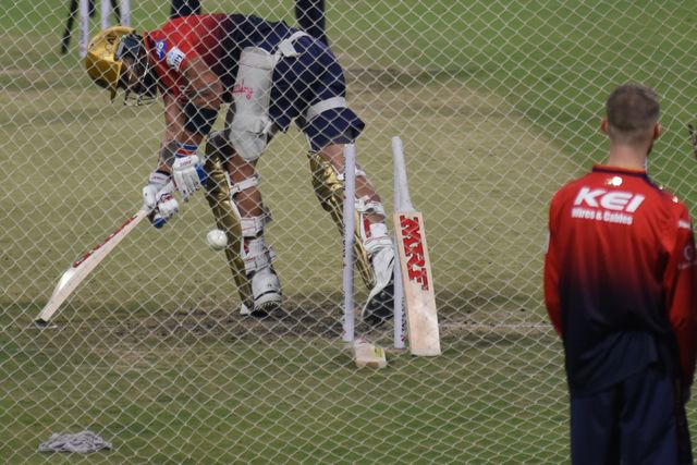 Royal Challengers Bengaluru's (RCB) Virat Kohli attend a practice session on the eve of their  Indian Premier League (IPL) 2025 T20 cricket match between Kolkata Knight Riders and Royal Challengers Bengaluru, at the Eden Gardens, in Kolkata,India, Friday, March 21, 2025.Pictures by Debajyoti Chakraborty.(Photo: Debajyoti Chakraborty/News Images)