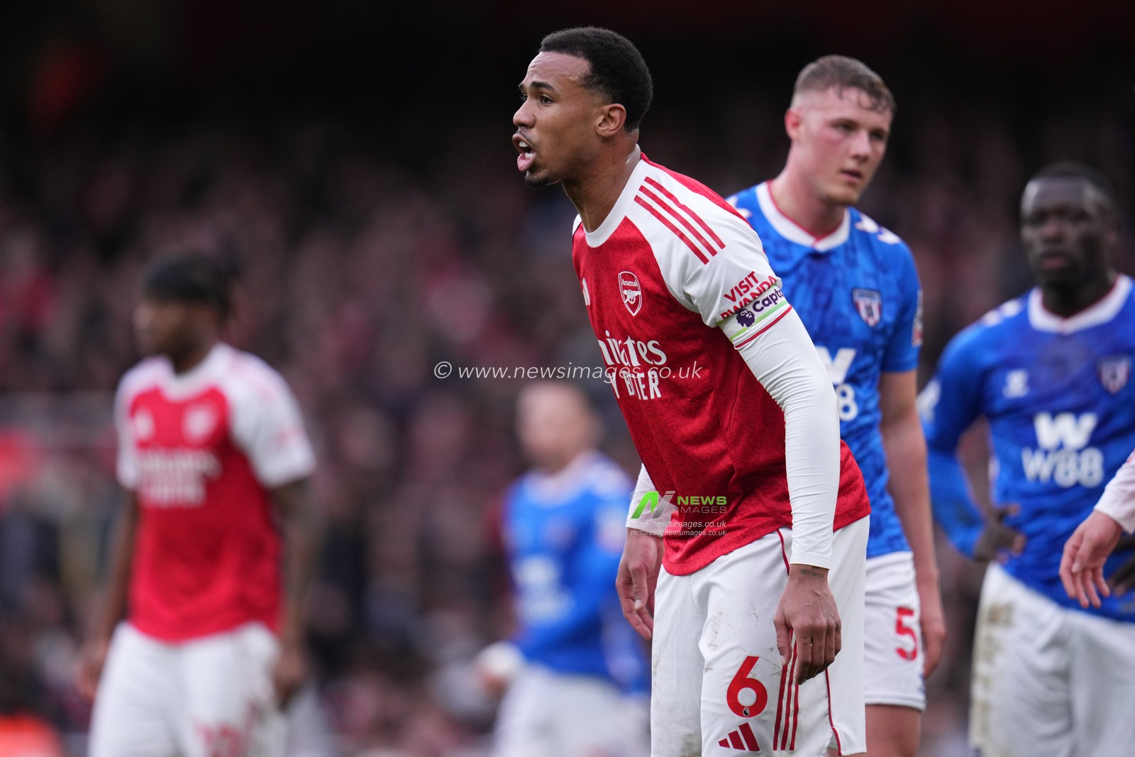 Gabriel of Arsenal during the Premier League match Arsenal vs Sunderland at Emirates, London, United Kingdom on 07 February 2026

(Photo by Harvey Murphy/News Images)