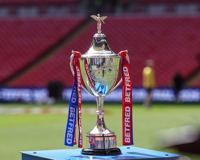 The Women’s Challenge Cup Trophy during the Betfred Women's Challenge Cup Final Wigan Warriors vs St Helens at Wembley Stadium, London, United Kingdom on 30 May 2026

(Photo by Mark Cosgrove/News Images)