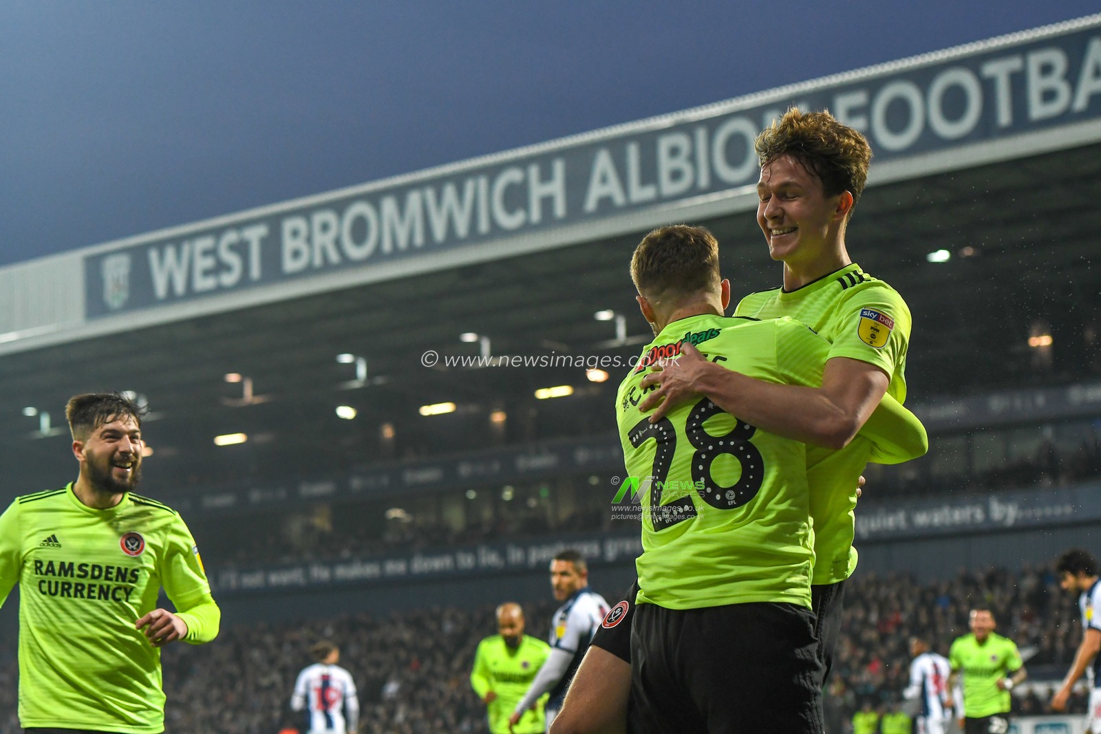 23rd February 2019, The Hawthorns, West Bromwich, England; Sky Bet Championship, West Bromwich Albion vs Sheffield United ; Kieran Dowell (08) of Sheffield United celebrates his goal to make it 0-1 to Sheffield Utd


Credit: Gareth Dalley/News Images

English Football League images are subject to DataCo Licence