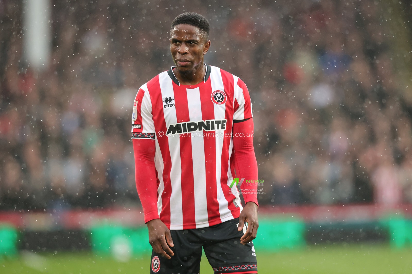 Chiedozie Ogbene of Sheffield United during the Sky Bet Championship match Sheffield United vs Charlton Athletic at Bramall Lane, Sheffield, United Kingdom, 20th September 2025

(Photo by Richard Bierton/News Images)