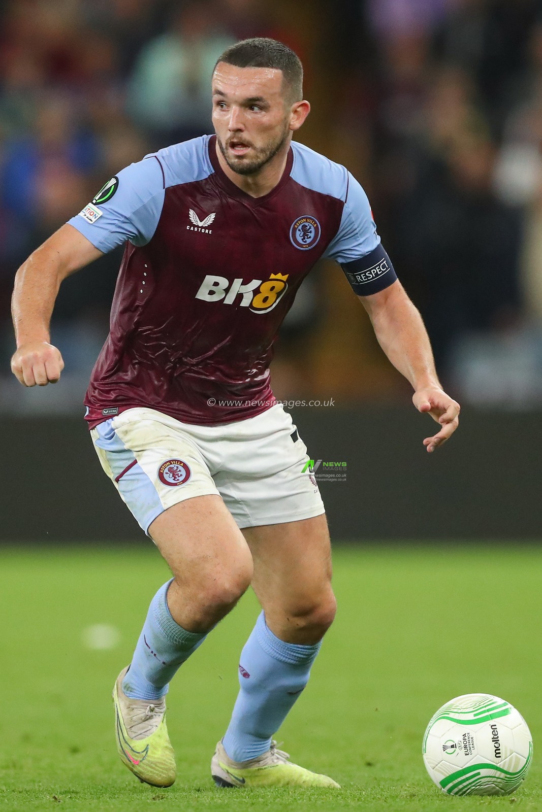 John McGinn #7 of Aston Villa in action during the UEFA Europa Conference League match Aston Villa vs HÅ K Zrinjski Mostar at Villa Park, Birmingham, United Kingdom, 5th October 2023

(Photo by Gareth Evans/News Images)