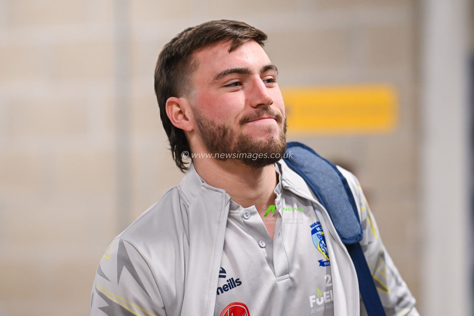 Adam Holroyd of Warrington Wolves arrives ahead of the Betfred Super League Round 2 match Warrington Wolves vs Hull FC at Halliwell Jones Stadium, Warrington, United Kingdom, 23rd February 2024

(Photo by Craig Thomas/News Images)